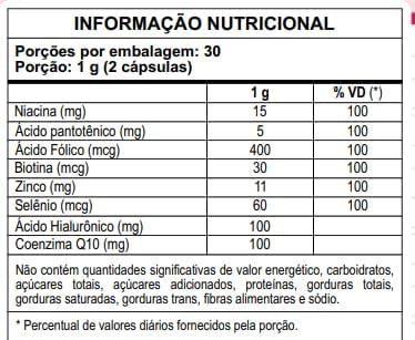 Imagem de 2x Tutti Colágeno Hidrolisado+Ácido Hialurônico+Q10+Biotina+Vit 60 Cápsulas 600Mg Tuttiflora