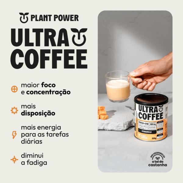 Imagem de 2x Ultra Coffee Stick Plant Power Chocolate 14 Unidades 10g