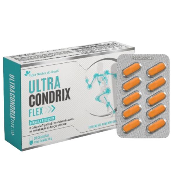 Imagem de 2x Ultra Condrix - Colágeno tipo 2 + Msm + Hialuronico + Vitamina K2 + D3 30 Caps