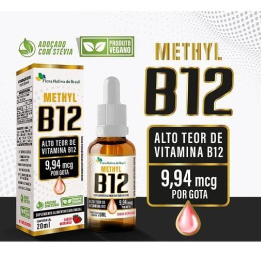 Imagem de 2x Vitamina B12 Metilcobalamina 9,94mcg Por Gota 20ml