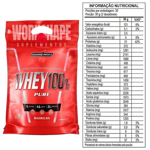 2x Whey 100% Integralmédica 900g + Creatina Turbo Black Skull 150g Imagem de 2x Whey 100% Integralmédica 900g + Creatina Turbo Black Skull 150g