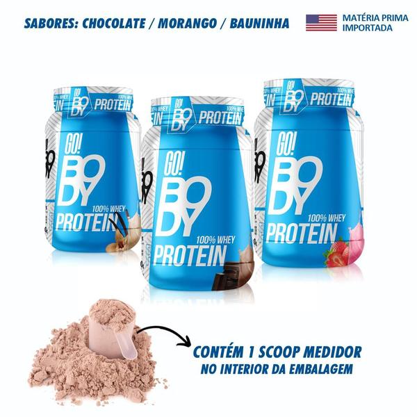 Imagem de 2x Whey Protein Concentrado Go Body Sabor Chocolate