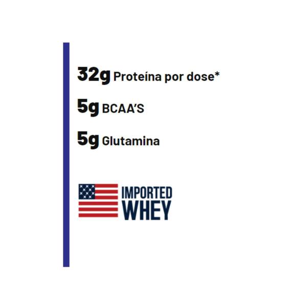 2x Whey Protein Isolado Mix Refil Creme de Avela Profit 900g Imagem de 2x Whey Protein Isolado Mix Refil Creme de Avela Profit 900g