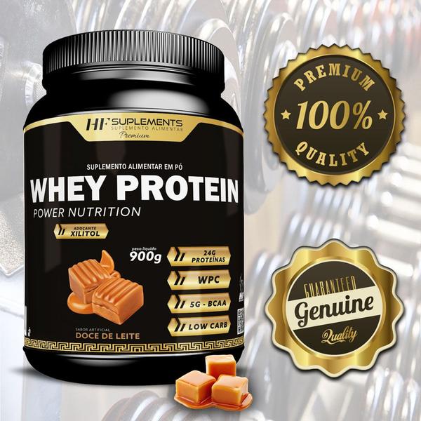 Imagem de 2x WHEY PROTEIN POWER NUTRITION DOCE DE LEITE 900G