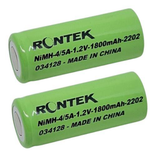 Imagem de 2xpçs Bateria Nimh Tam. 4/5a 1800mah Rontek 034128