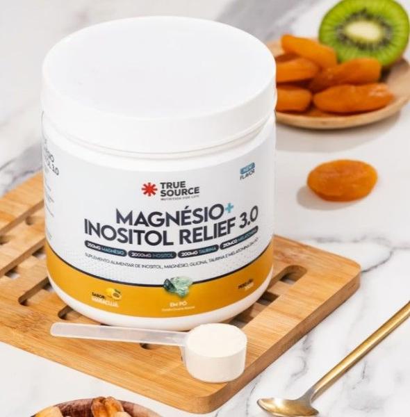 Imagem de 3.0  Magnesio + Inositol Relief Maracuja 350g - True Source