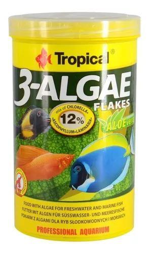 3-algae flakes 50g - Tropical Imagem de 3-algae flakes 50g