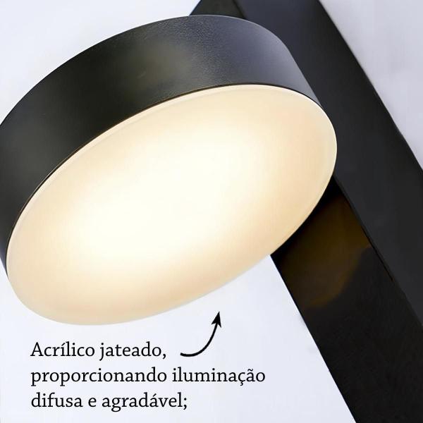 Imagem de 3 Arandela Com Interruptor Cordinha Led Foco Movel Bet22