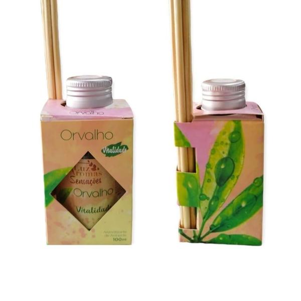 Imagem de 3 Aromatizador Ambiente Orvalho Difusor Aromas Vareta Perfume Casa 100ml Marca Luz Aromas - Envio Já