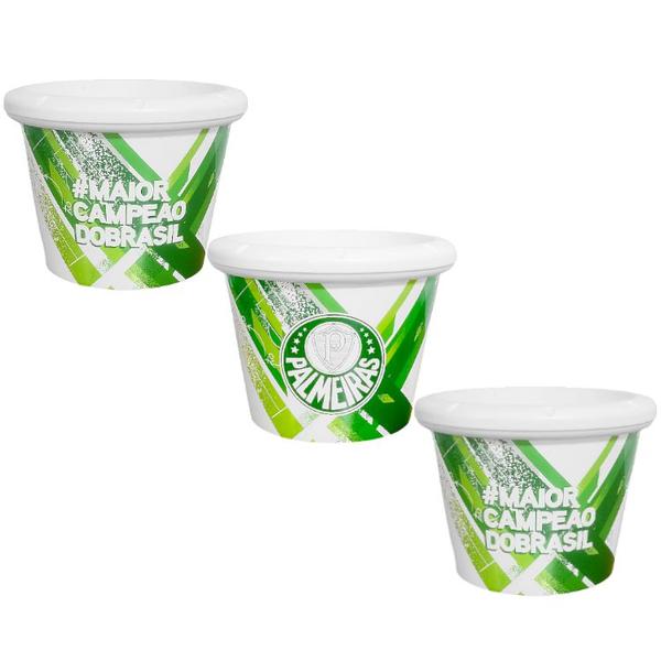 3 Baldes para Cerveja no Gelo Palmeiras 5.3 Litros Oficial - Plasútil Imagem de 3 Baldes para Cerveja no Gelo Palmeiras 5.3 Litros Oficial