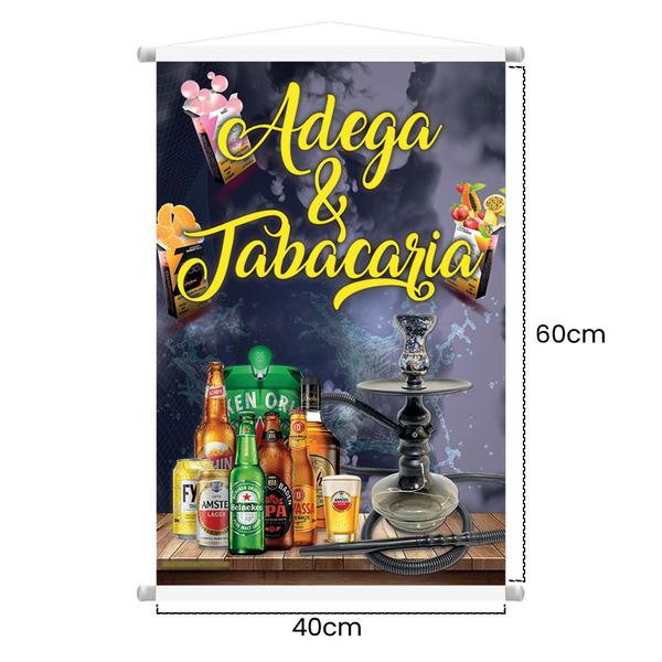 3 Banner - Adega E Tabacaria 40x60 Cm - G Artes Imagem de 3 Banner - Adega E Tabacaria 40x60 Cm
