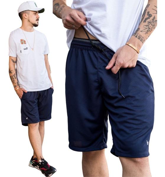 Imagem de 3 Bermuda Shorts Dry Fit Academia Esportes  2 Bolsos