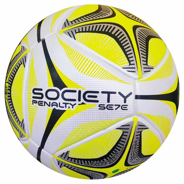 Imagem de 3 Bola Futebol Society Penalty SE7E Profissional