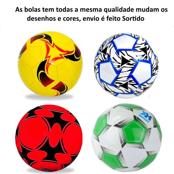 Imagem de 3 Bolas de Futebol de Capotão Nº 5 Campo Society Areia 67cm