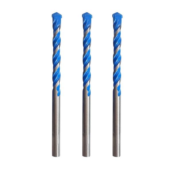 Imagem de 3 Brocas Fura Tudo 3mm Multimaterial Htom Feita em Aço Cromo