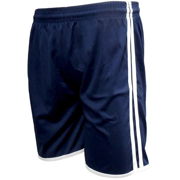 Imagem de 3 calção short de futebol sem forro bermuda plus size