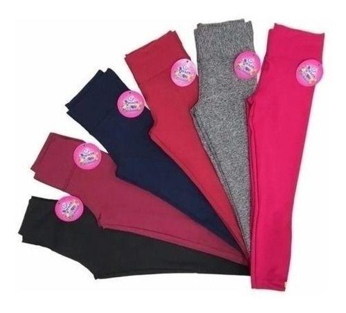 Imagem de 3 Calças Legging Leg Infantil Juvenil Menina Linha Premium