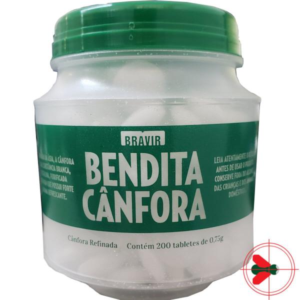 Imagem de 3 Cânfora Aromatizante Repelente  Pragas Pote 200 Tab 0,75g