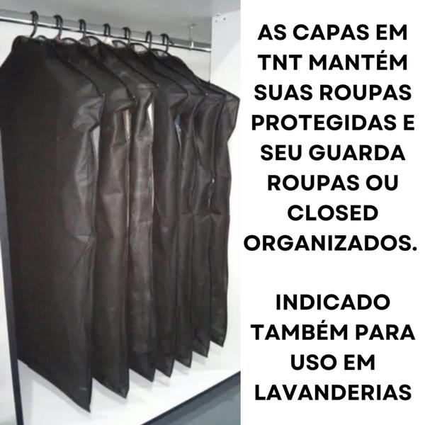 Imagem de 3 Capa Roupa Terno Protetor Guardar