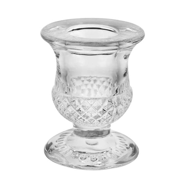 3 Castiçal de Vidro Porta Velas Transparente para Decoração - Freecom Imagem de 3 Castiçal de Vidro Porta Velas Transparente para Decoração