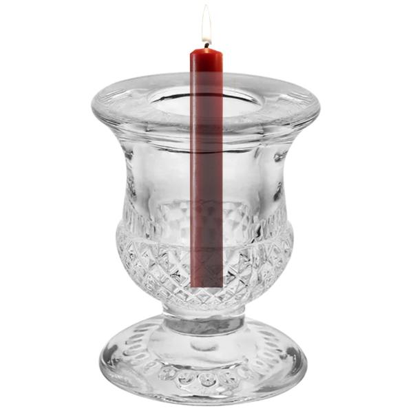 3 Castiçal de Vidro Porta Velas Transparente para Decoração - Freecom Imagem de 3 Castiçal de Vidro Porta Velas Transparente para Decoração
