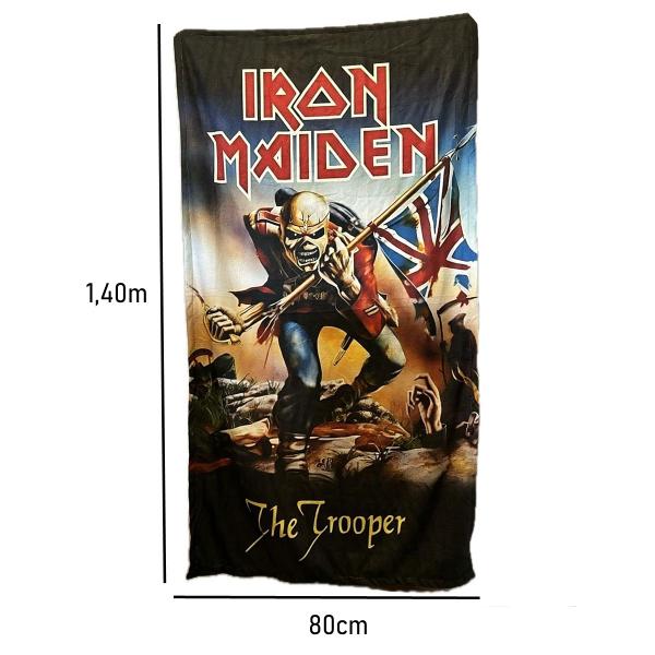 Imagem de 3 Cervejas Trooper Iron Maiden 473ml + Copo 500ml + Toalha Presente