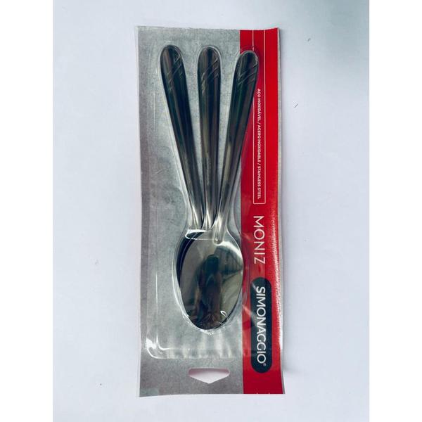 3 Colheres de Mesa de Inox - Moniz Simonaggio (200.103.0101.300) Imagem de 3 Colheres de Mesa de Inox - Moniz Simonaggio (200.103.0101.300)