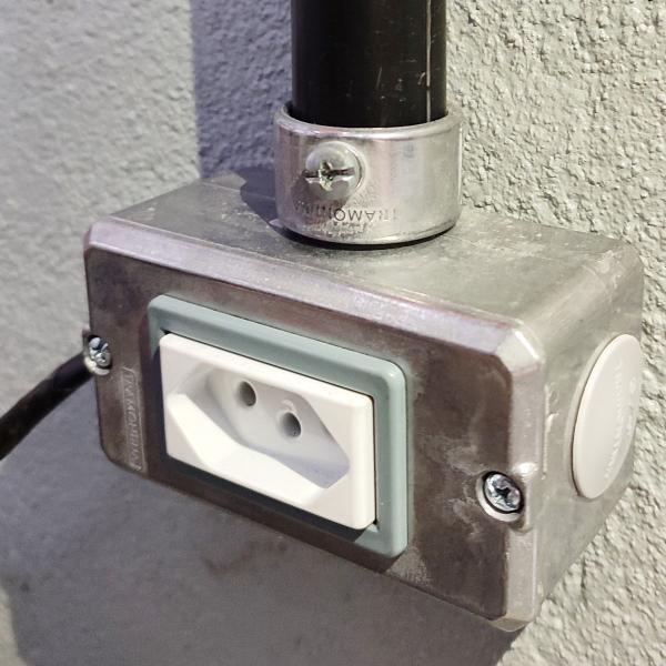 3 Condulete 3/4" Múltiplo Tipo X alumínio galvanizado Tramontina Imagem de 3 Condulete 3/4" Múltiplo Tipo X alumínio galvanizado Tramontina