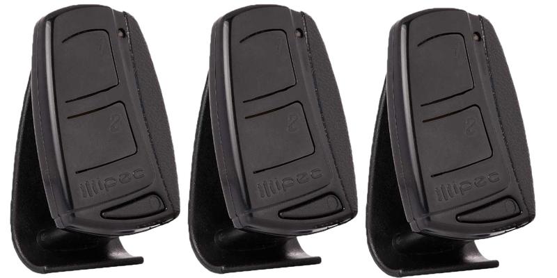 3 Controle Portão Eletrônico Automático Alarme 433mhz Garen Ppa Rcg Seg 2 Canais com Clip de Fixação Preto - IPEC Imagem de 3 Controle Portão Eletrônico Automático Alarme 433mhz Garen Ppa Rcg Seg 2 Canais com Clip de Fixação Preto