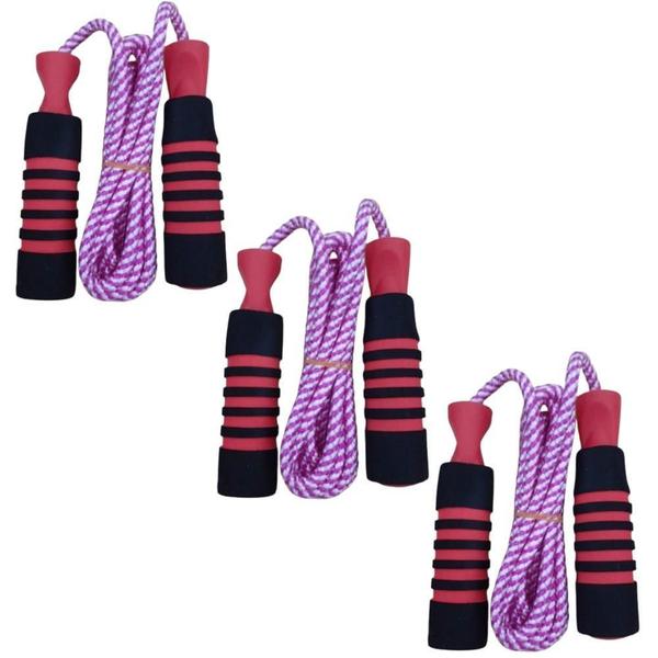 3 Corda Pular Funcional Treino exercício funcional Jump Vermelho - Idea Imagem de 3 Corda Pular Funcional Treino exercício funcional Jump Vermelho