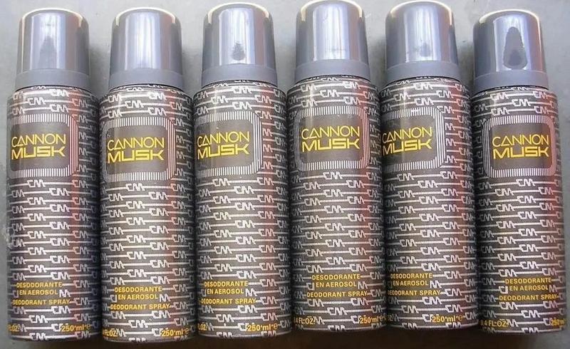 Imagem de 3 Desodorante Canon Musk Argentino Importado Aerosol 250ml