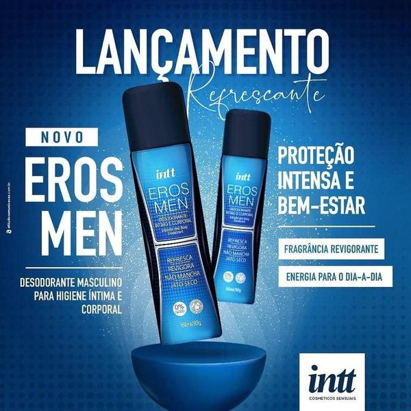 Imagem de 3 Desodorantes Íntimo corporal Refrescante Anti tranpirante