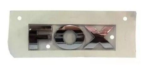 Imagem de 3 Emblema 1 Fox 2 Trend Cromado Logo Letreiro Traseiro