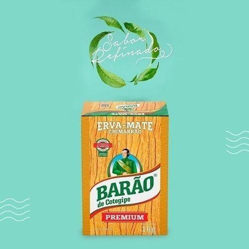 3 Erva Mate Chimarrão BARÃO PREMIUM VÁCUO Sem Açúcar 1 Kg - Barão de Cotegipe Imagem de 3 Erva Mate Chimarrão BARÃO PREMIUM VÁCUO Sem Açúcar 1 Kg