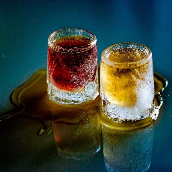 Imagem de 3 Formas De Gelo Silicone Formato Copo Shot Drink Bebidas