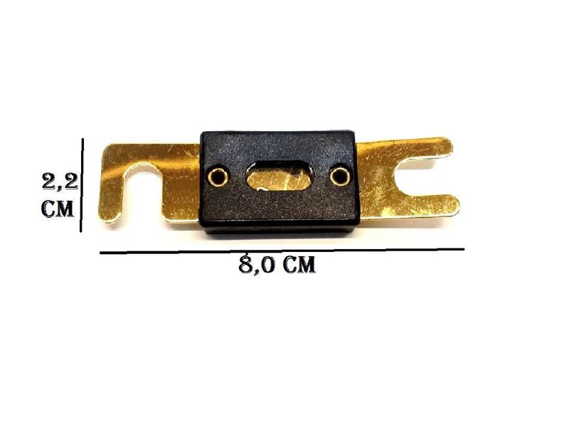 Imagem de 3 Fusíveis de 250 Amperes Tipo Faca Automotivo 250A Resistente e Reforçado melhor qualidade do mercado