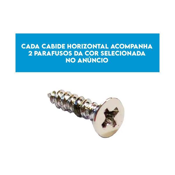 Imagem de 3 Gancho Duplo Cabide de Parede Horizontal de Metal Zamac