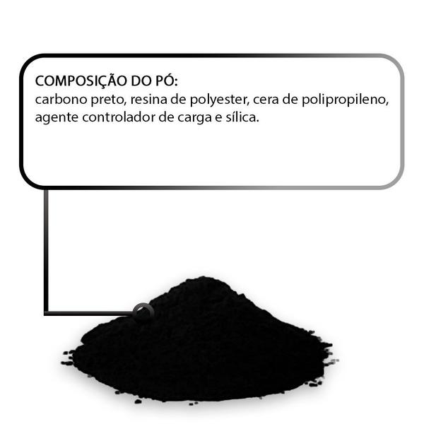 Imagem de 3 KG Pó de Toner  Universal Jlt-019 P/ Samsung Com 1kg Preto