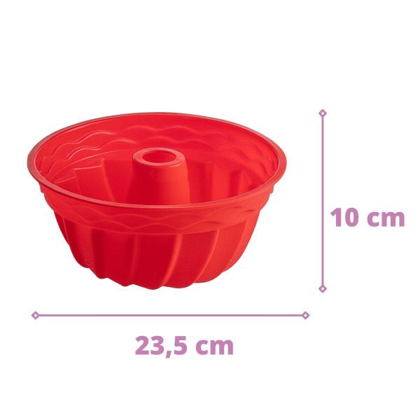 Imagem de 3 Kit Forma Espiral Bolo + Forma Para Pão Sortida Silicone