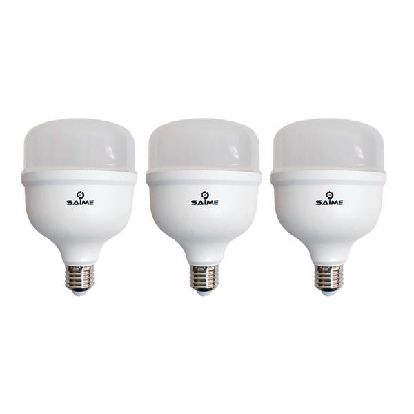 Imagem de 3 Lâmpadas Led Bulbo T80 20w E27 Alta Potência Branco Frio