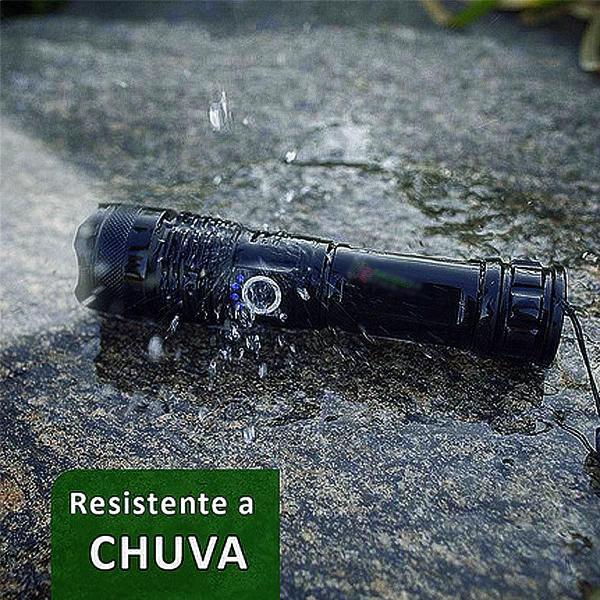 Imagem de 3 Lanterna Tática Militar Usb Super Forte Recarregavel T9