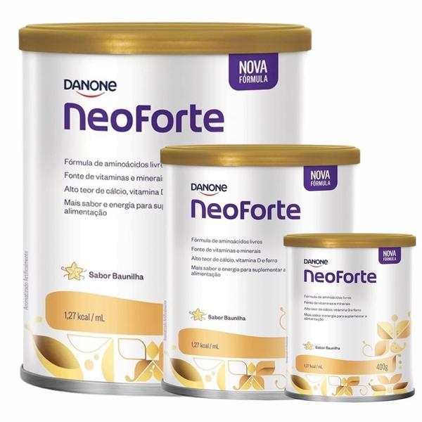 Imagem de 3 Latas- Suplemento Alimentar Neoforte Danone Nutricia 400g