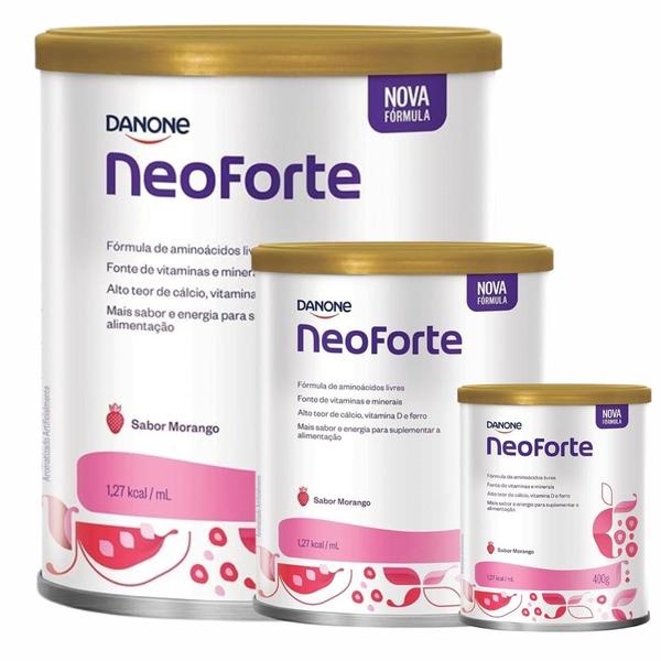 Imagem de 3 Latas- Suplemento Alimentar Neoforte Danone Nutricia 400g