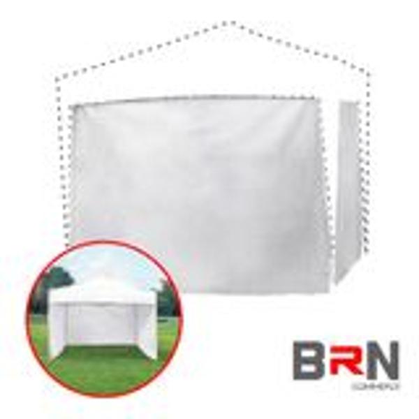 3 Laterais De Fechamento Branca 3x1,80 Metros Para Tenda 3x3 - BRN COMMERCE Imagem de 3 Laterais De Fechamento Branca 3x1,80 Metros Para Tenda 3x3