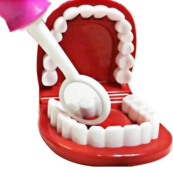 Imagem de 3 Maleta De Brinquedo Rosa Mini Dentista Pakitoys Infantil