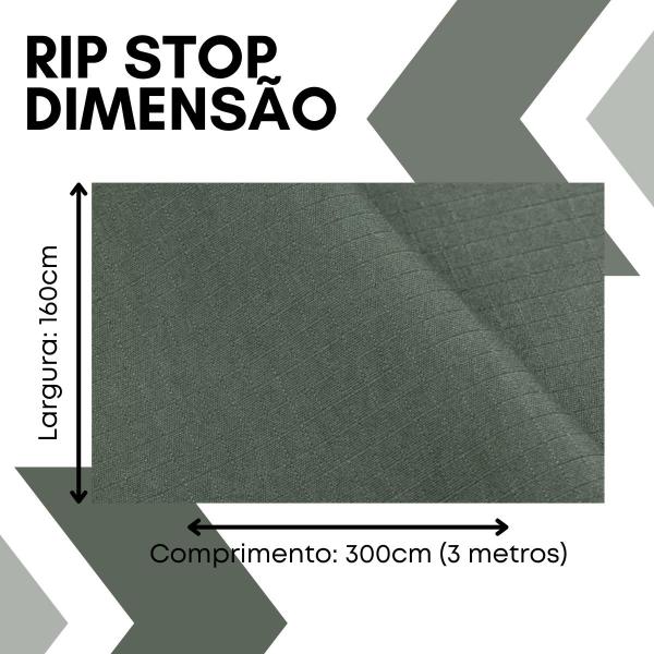 Imagem de 3 Metro de Tecido Rip Stop Flex Ripstop Tático Profissional Confecção Calça Gandola