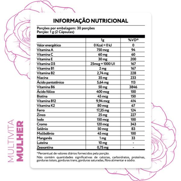 Imagem de 3 Multivita Women Nutrientes pra Mulher