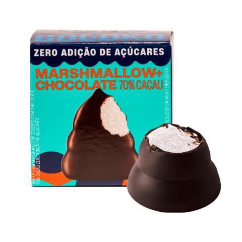 Imagem de 3 Musa Marshmallow com Chocolate 70% Zero Açúcar GoldKo 30g