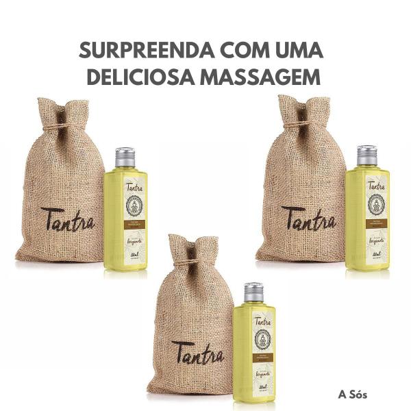 Imagem de 3 Óleo para Massagem Sensual Tantra Bergamota 200ml