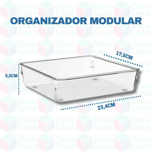 Imagem de 3 Organizadores Maquiagens Acessórios Multifuncional Modular